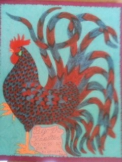 A Ronnie Ray Red Rooster 88b By Ronnie Vickers