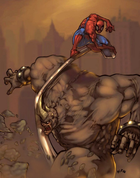 Rhino vs Spidey