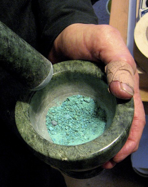 My hand at Mortar & Pestle