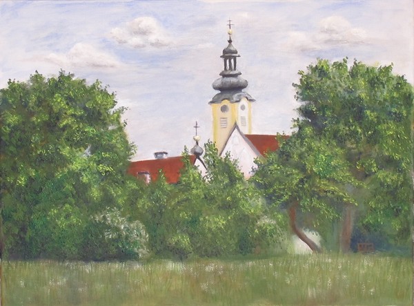 2011_Borovany(olej na platne, 40x30)