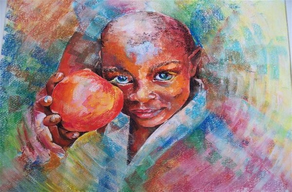 Boy With Apple