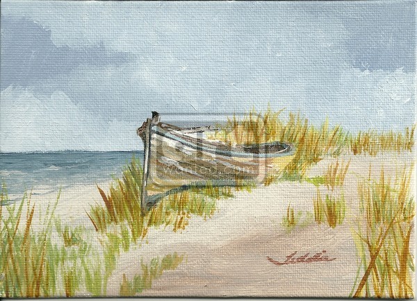 abandoned boat