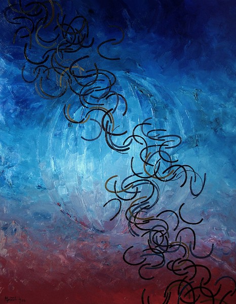 Written painting by MICHAEL CAIN