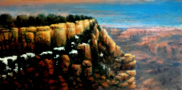 Sun Melting Snow, Grand Canyon  SOLD