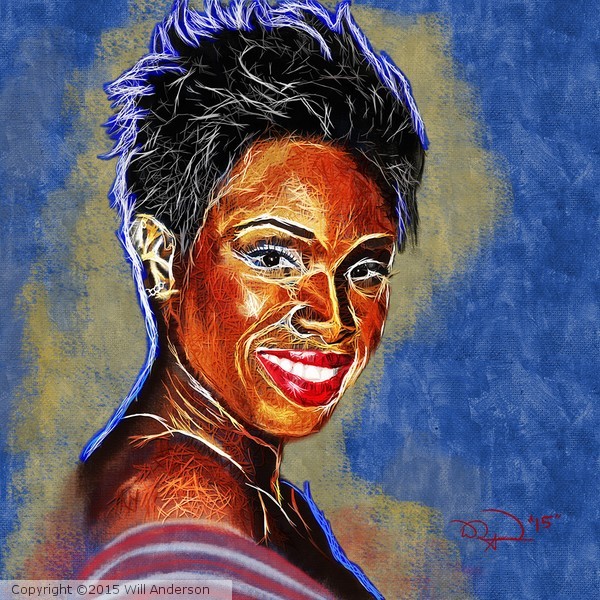 Jennifer Hudson Abstracto