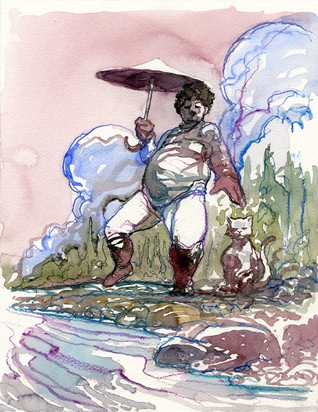 José and the fat cat (collaboration)