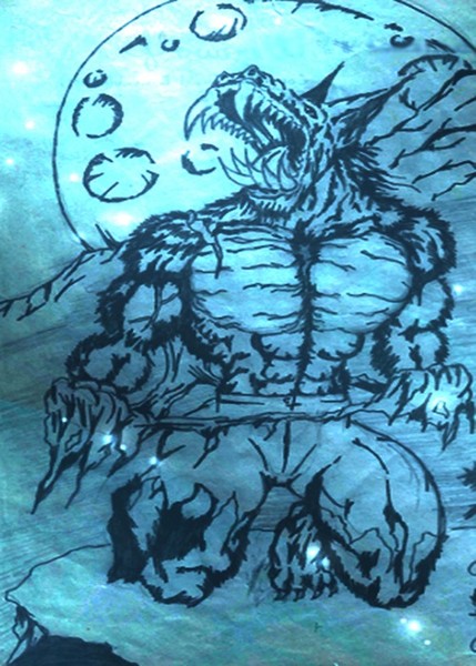 light werewolf by moonlight
