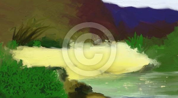 behind the hills