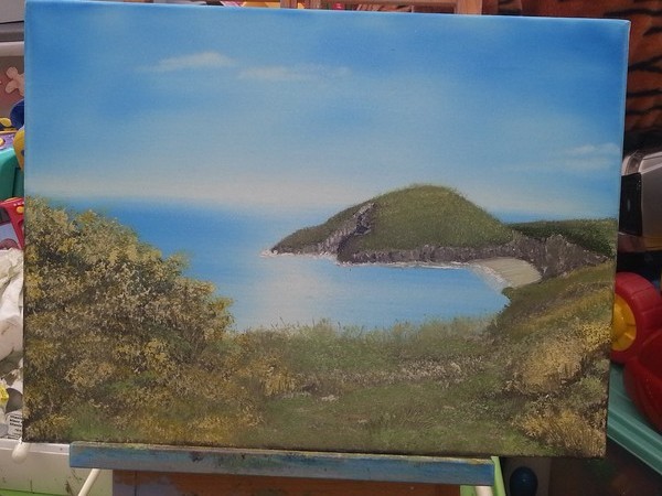 mwnt beach west wales uk