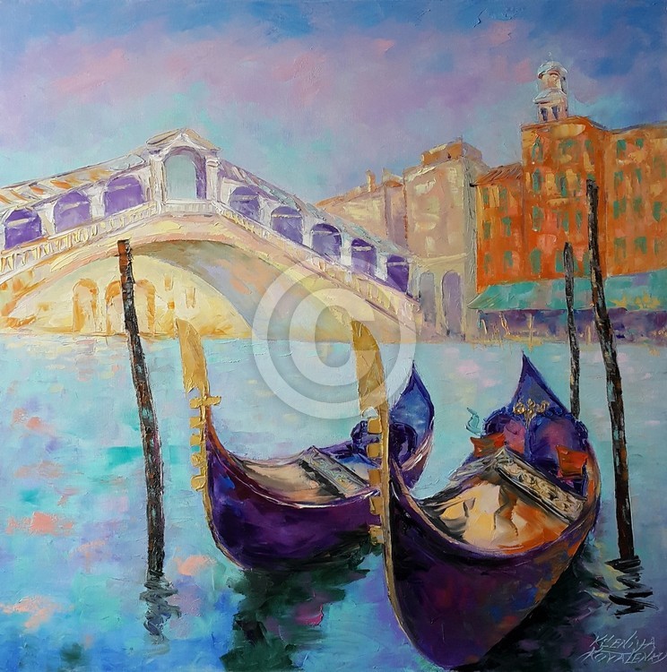 painting *Venezia.Ponte di Rialto*