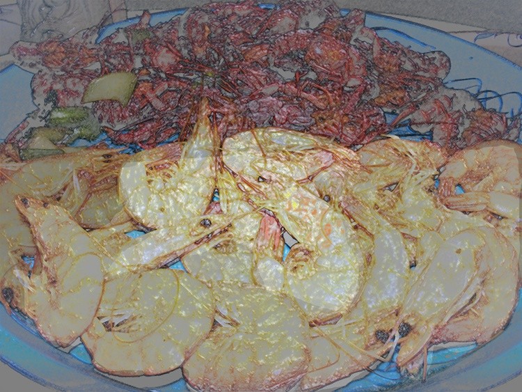 aw 1700 color pencil shrimp boil