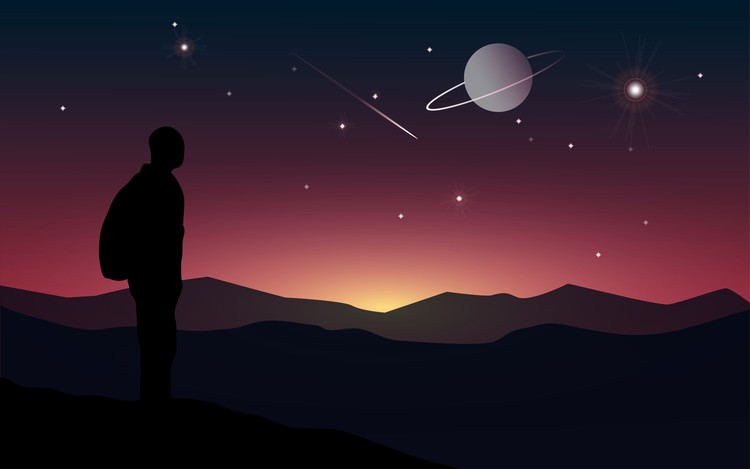watching the night sky