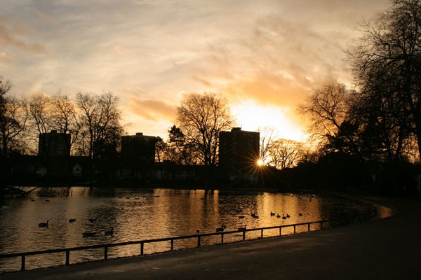City sunset II