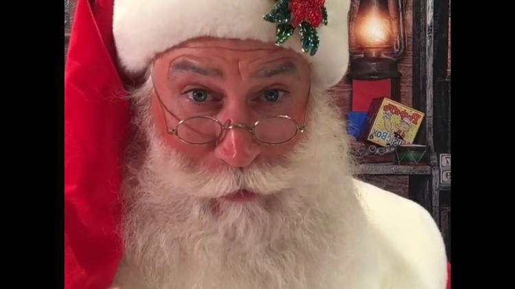 red sled santa hat