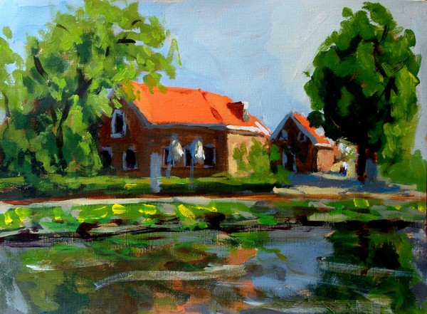 On a sunny day in Holland
