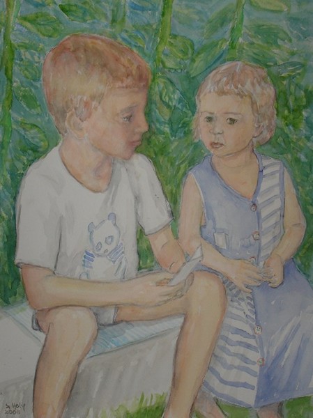 LEON & TIA - WATERCOLOUR