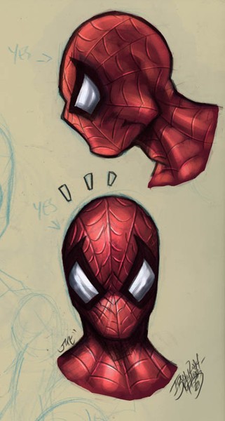 Spidie heads WiP Quicky