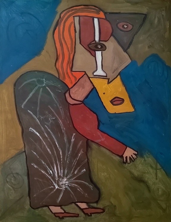 A woman in the Forest