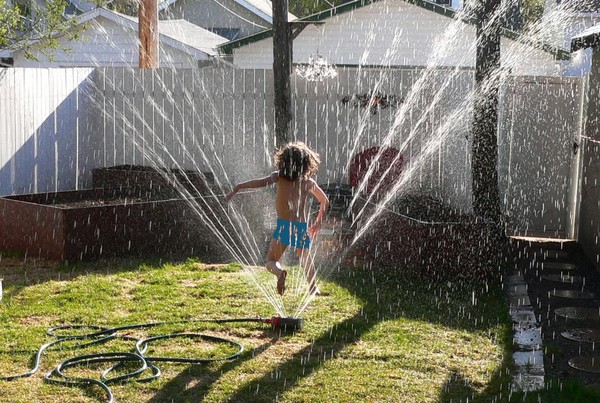 Fun with a Sprinkler