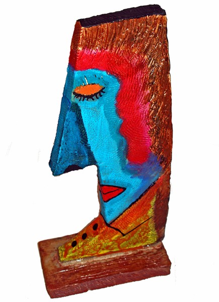 Blue in the Face (Sculpture)