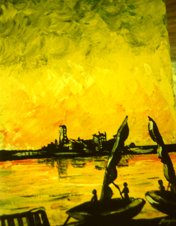 boats on the river