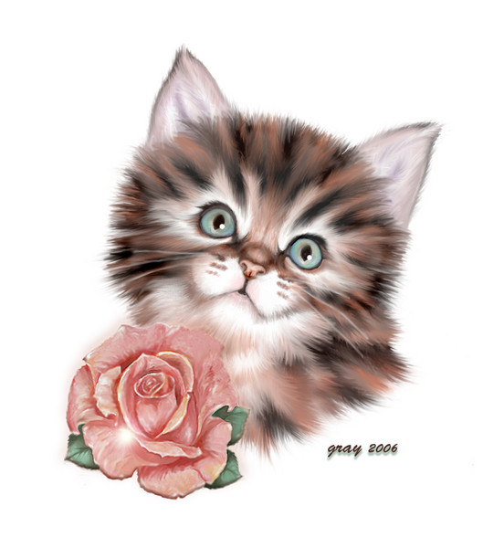 Sweet Calico Rose