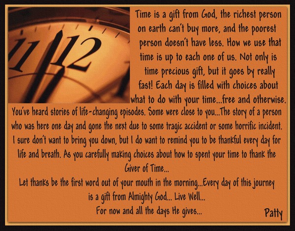 Time...