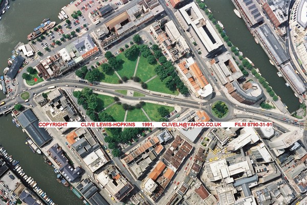 Aerial photo, Queens Square, Bristol BS1 4XX