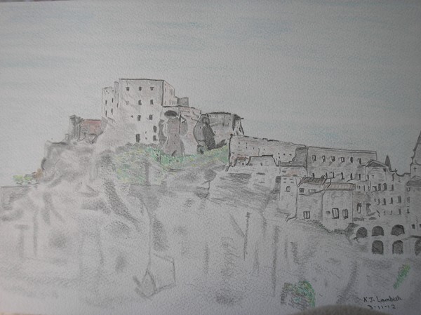 Ischia monestary, bay of Naples