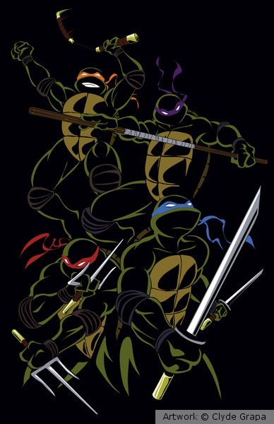 Turtles in the dark