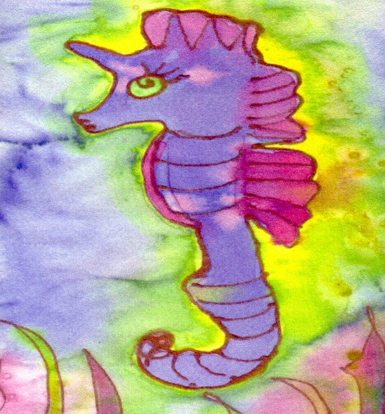 Rainbow Seahorse