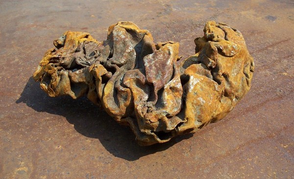 crumpled metal