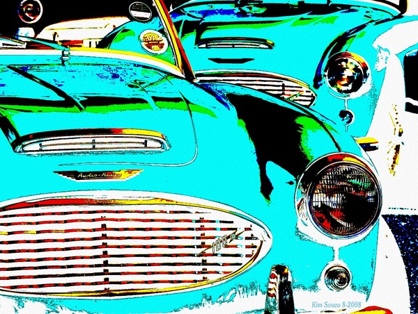 Cars In Blue