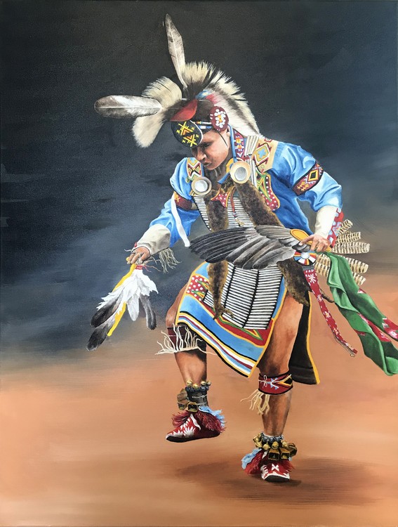 The Blue Lakota Dancer