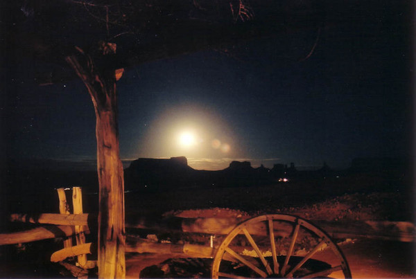 Moonrise Over Monument Valley