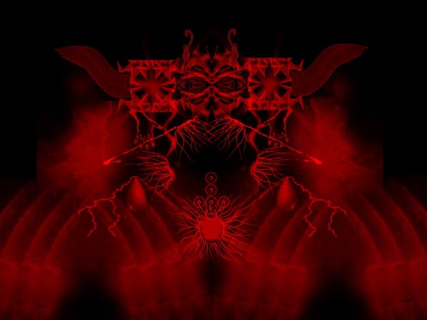 black and red 
