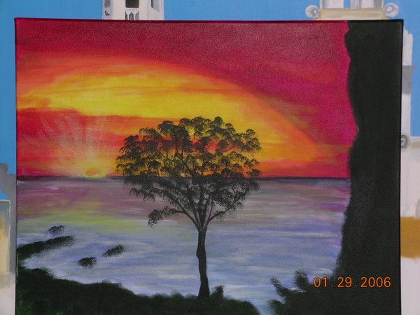 Monterey Bay at Sunset