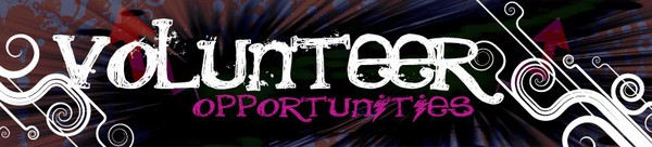 Volunteer Opportunities web banner