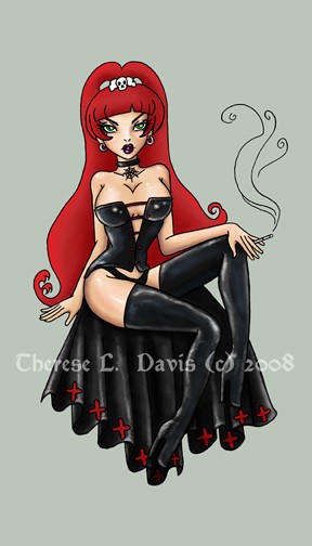 Vamp Chick Tattoo