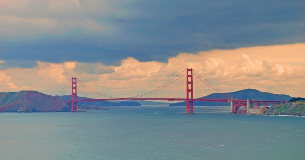 A View of Golden Gate from Lands End