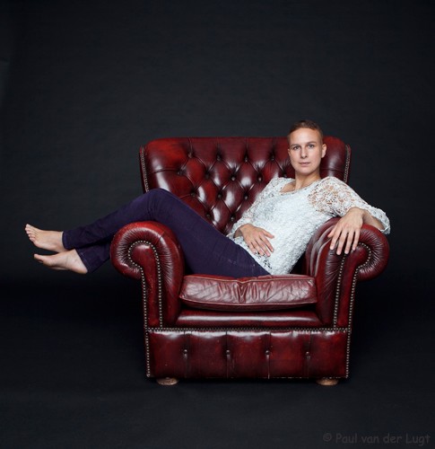 Willemijn in the Chesterfield