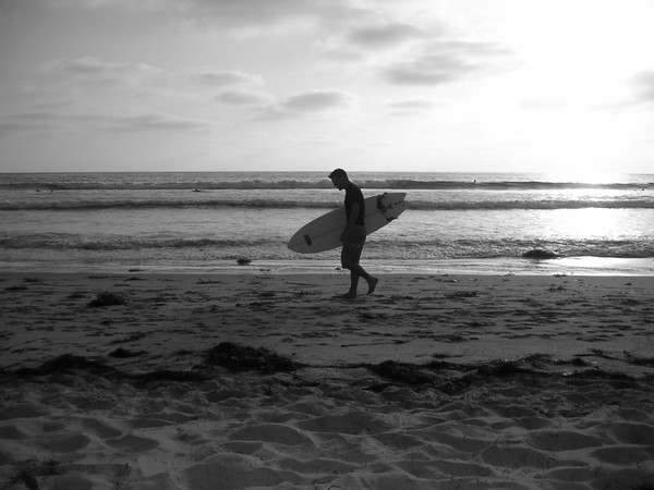.....and then this surfer walked by...