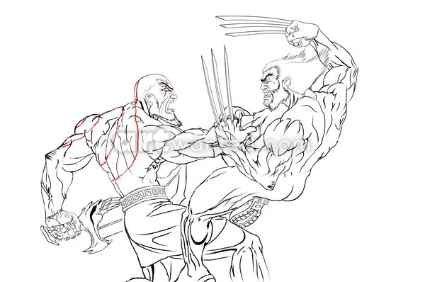 wolverine vs kratos