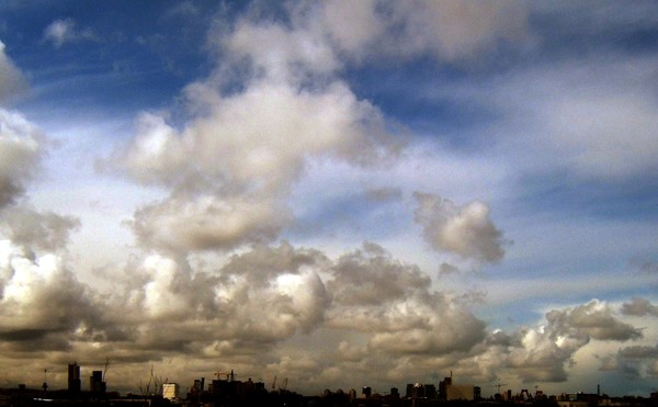 The sky over Rotterdam