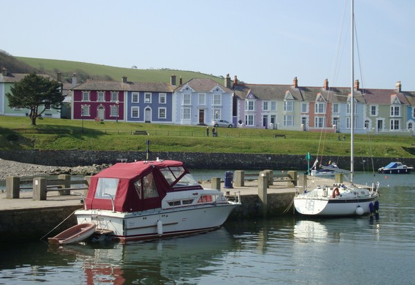 Boat and houses