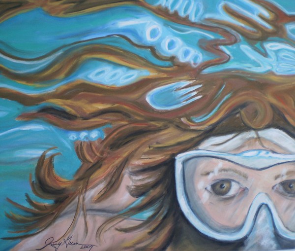 snorkel girl