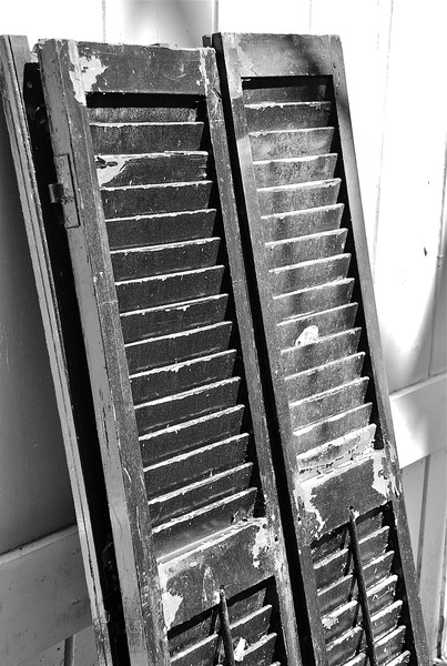Old Black Shutters