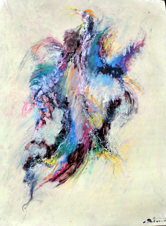 dancing bird...