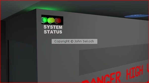 Keep your eye on the blinking light!