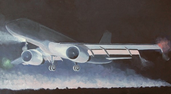 Foggy landing
